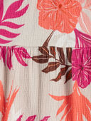 Multi - Toddler Tropical Crinkle Jersey Dress, Selected