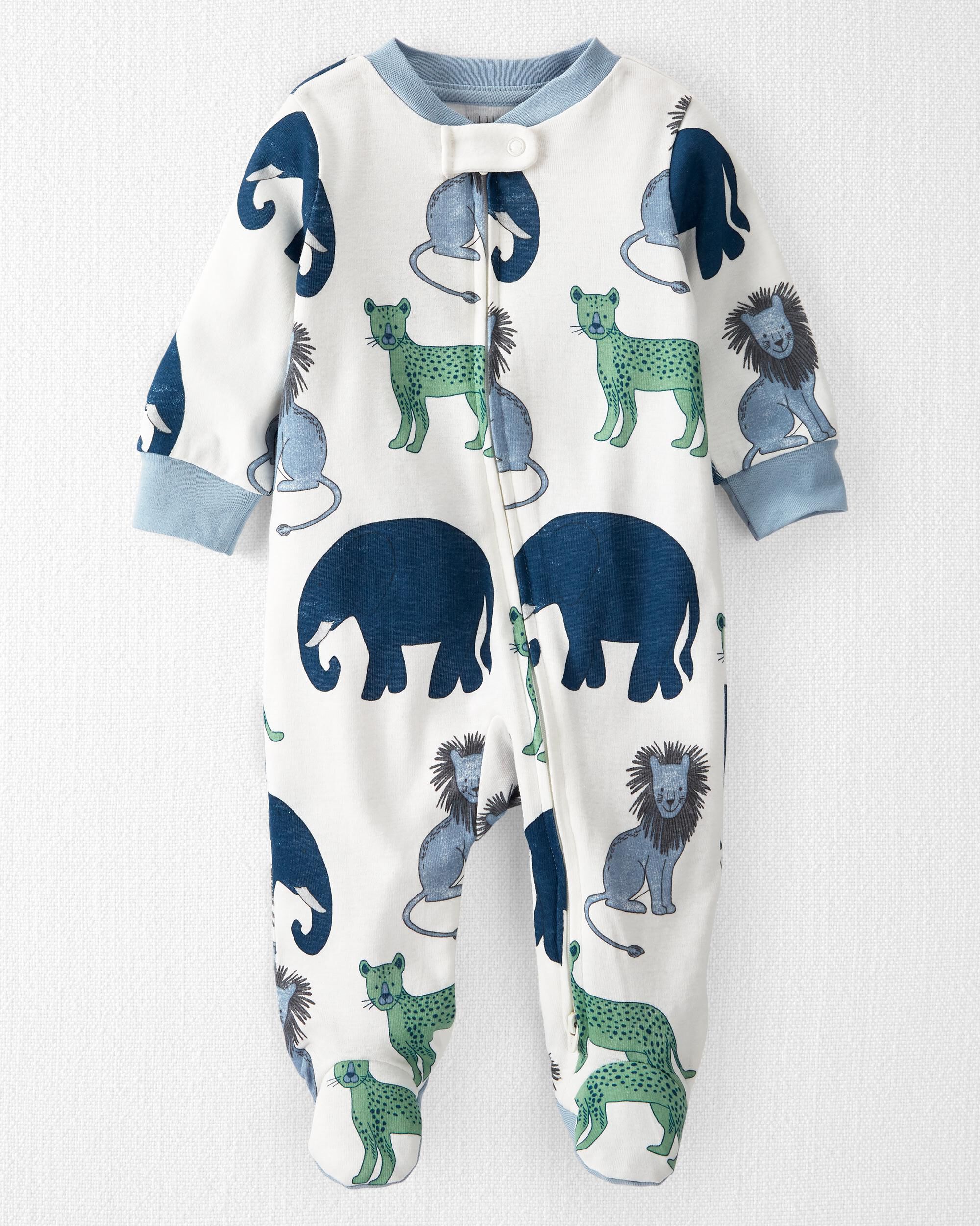 Organic Cotton 2-Way Zip Sleep & Play