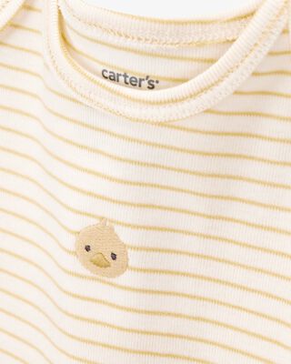 Product image 2 of Baby 3-Piece Duck Little Cardigan Set - Ivory