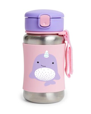 Product image 1 of Zoo Stainless Steel Little Kid Straw Bottle