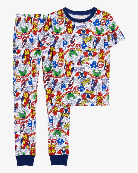  Product image 1 of Kid MARVEL©  Snug Fit Cotton 2-Piece Pajamas