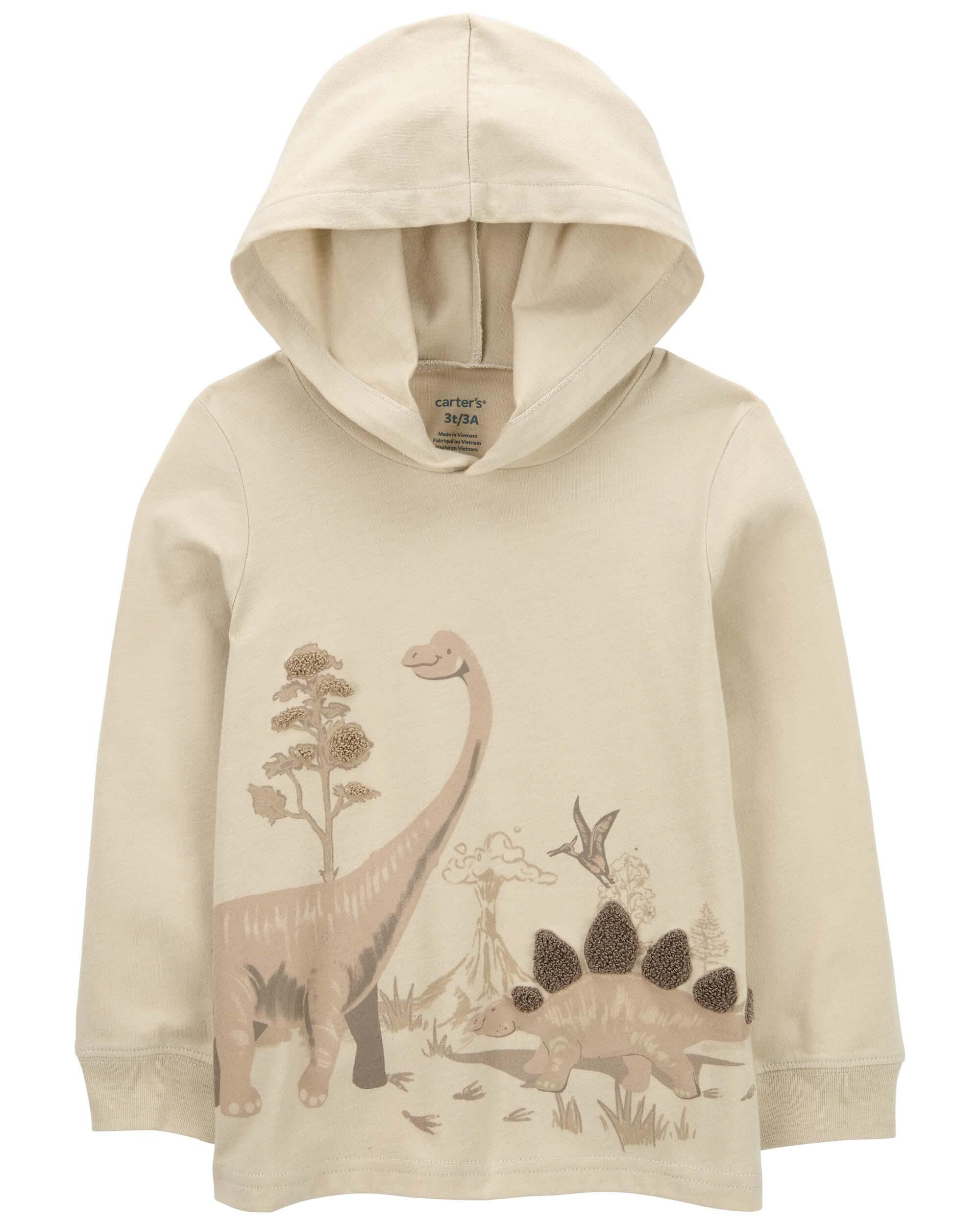 Carters dinosaur hoodie clearance