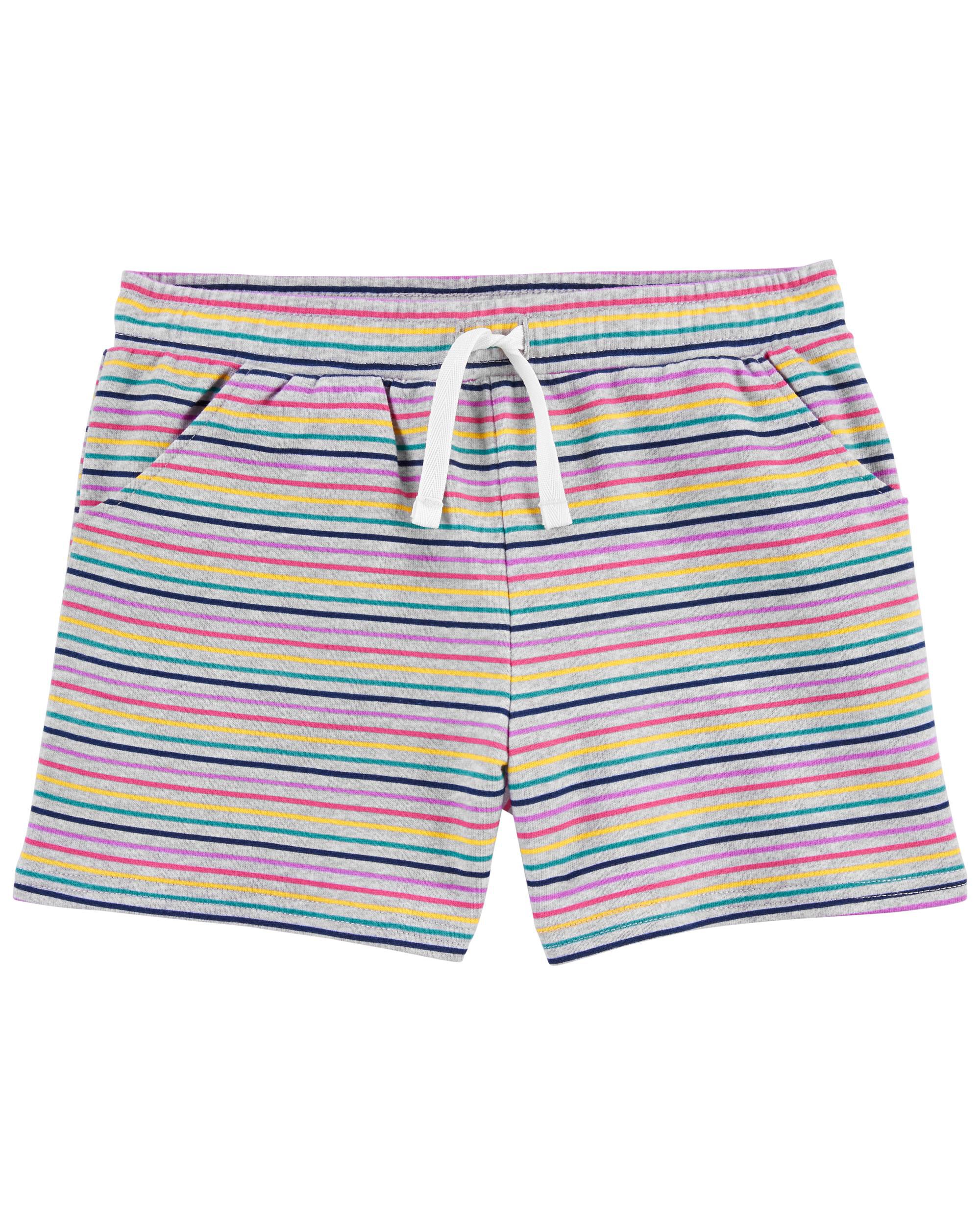  *CLEARANCE* Striped Pull-On Shorts 