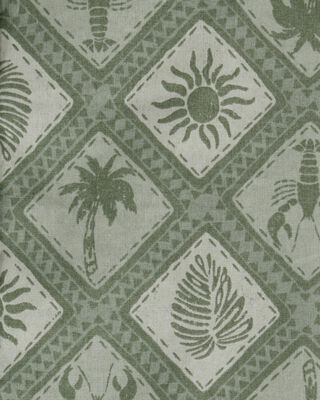 Product image 2 of Toddler Tile Print Button-Down Shirt - Green