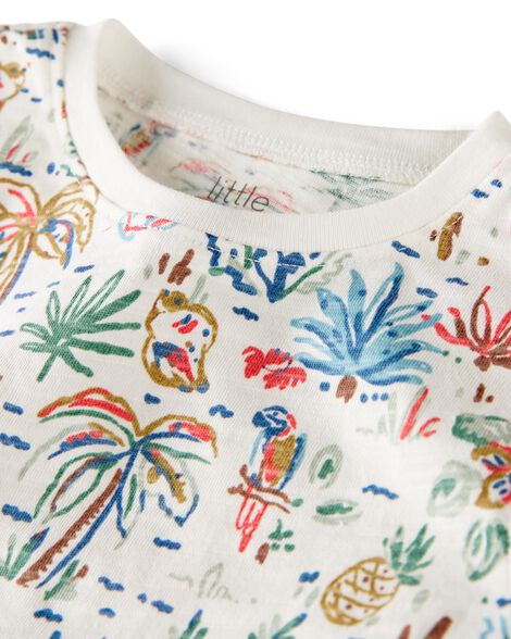  Product image 2 of Toddler 2-Pack Organic Cotton Tropical Knit Tanks