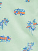 Green/Orange - Baby 3-Piece Palm Tree Diaper Cover Set, Selected