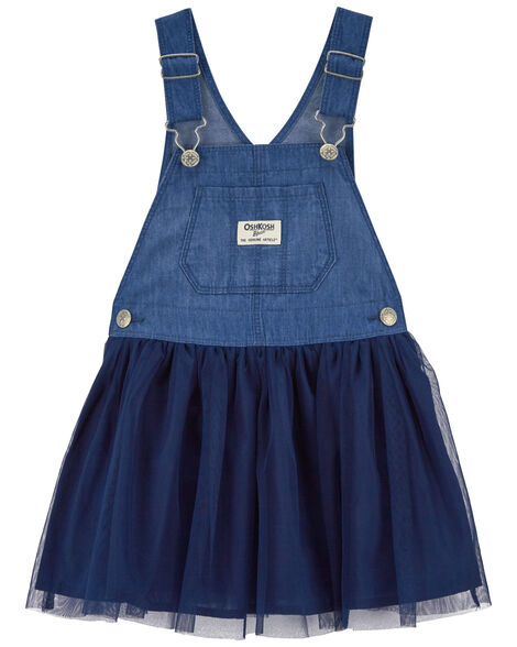  Product image 1 of Toddler Tulle and Denim Jumper Dress
