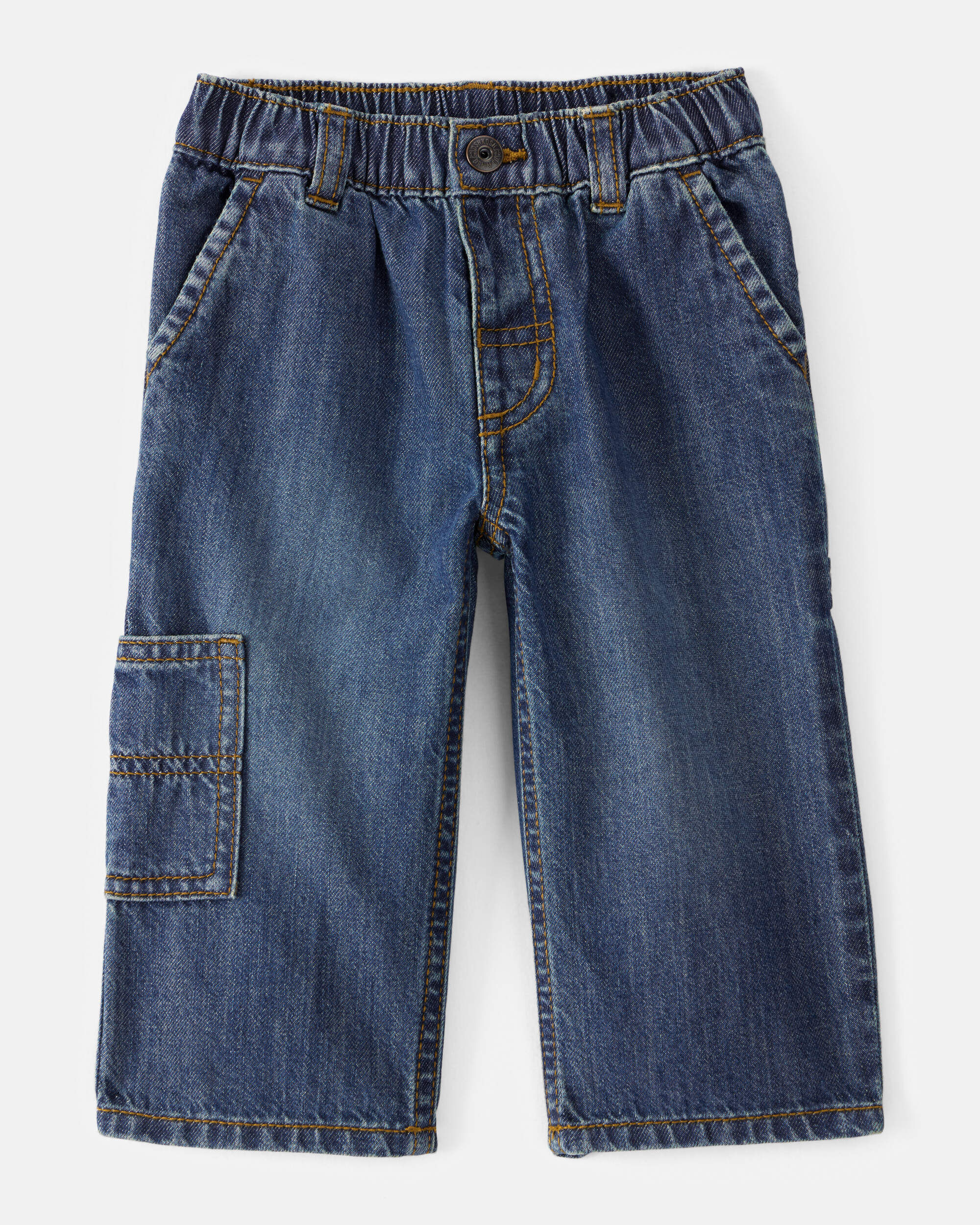 Baby Boy Denim Carpenter Jeans - Blue