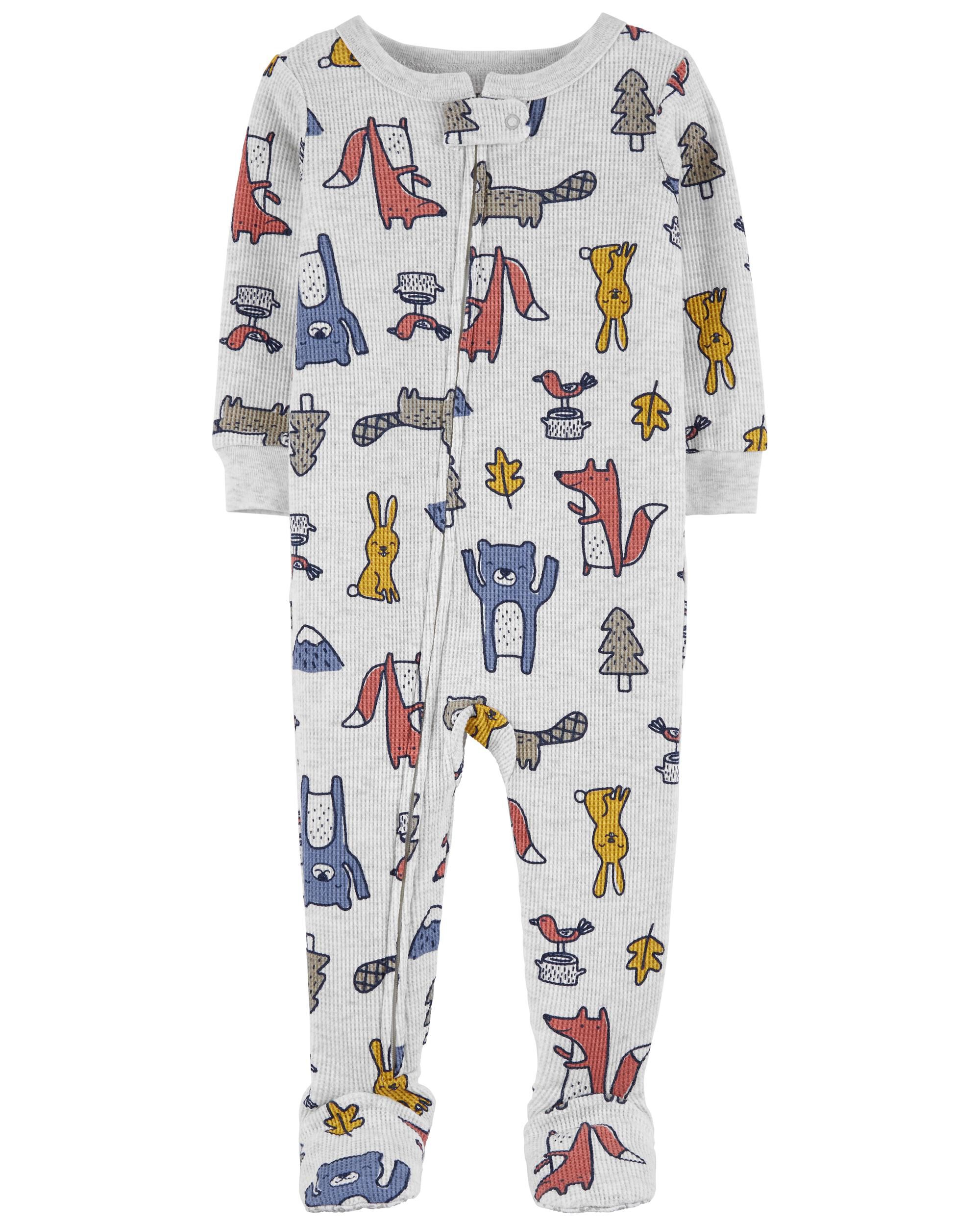 Carters Baby Boys 1 Piece Cotton Footed Sleepers