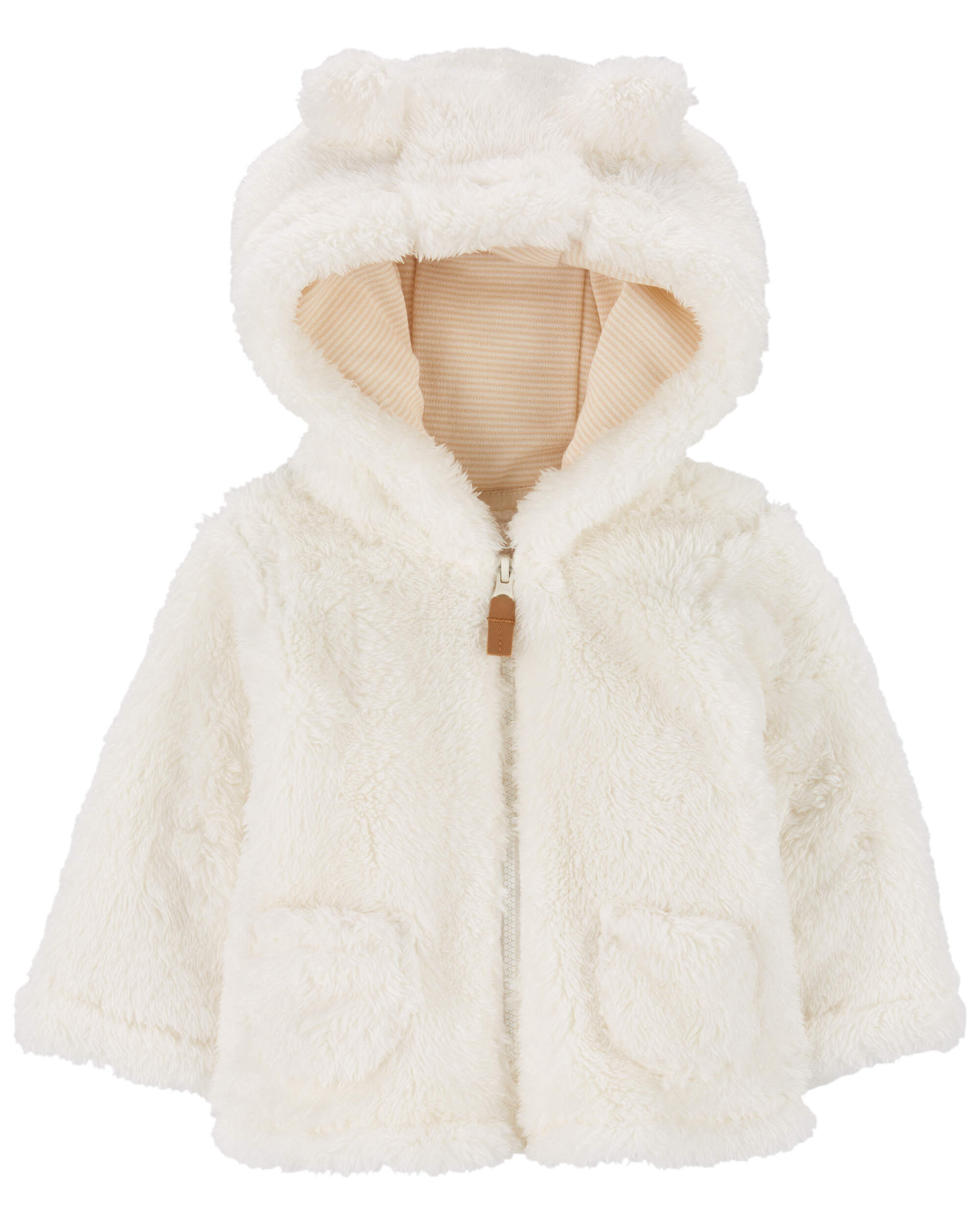 CARTER'S ベージュ ジャケット Baby Sherpa-Lined Hooded Jacket - Carter's | Carter's