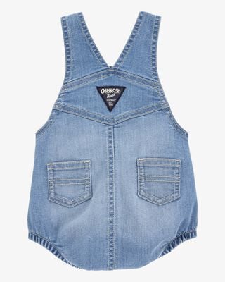 Product image 2 of Baby Denim Bubble Romper - Blue