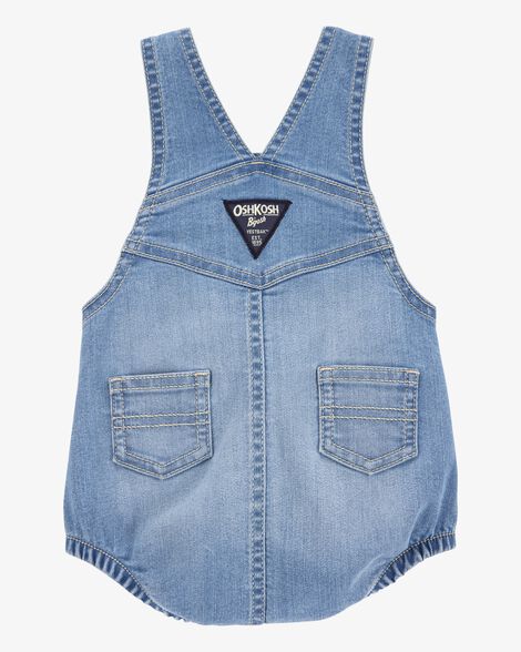 Product image 2 of Baby Denim Bubble Romper - Blue
