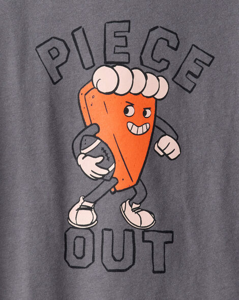 Product image 2 of Boys Thanksgiving Pie Long-Sleeve Graphic Tee - Grey