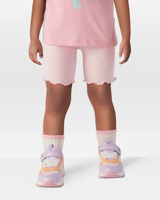 Product image 2 of Toddler Ribbed Bike Shorts - Pink