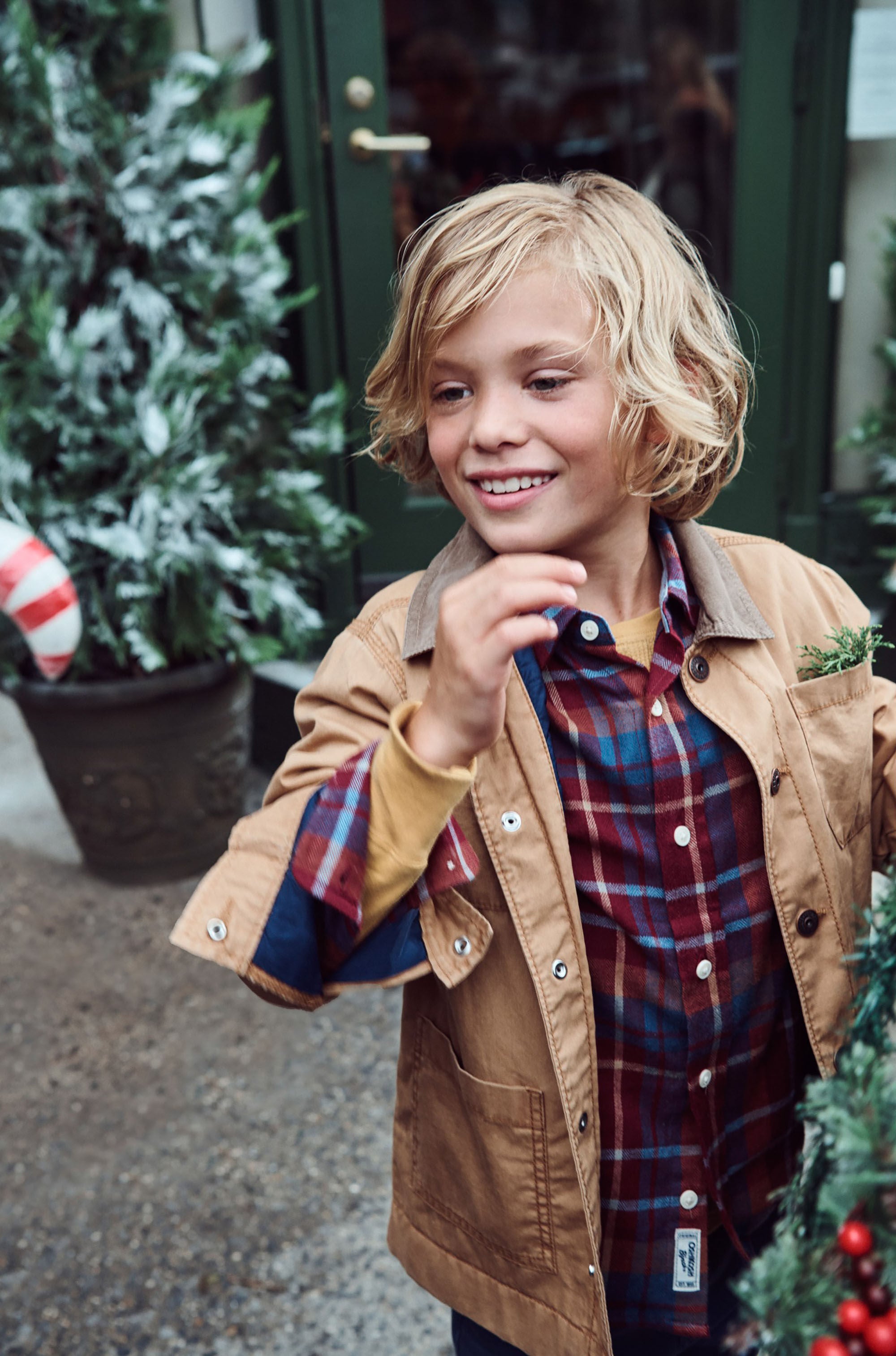 Kid Button Front Barn Jacket OshKosh Carter s