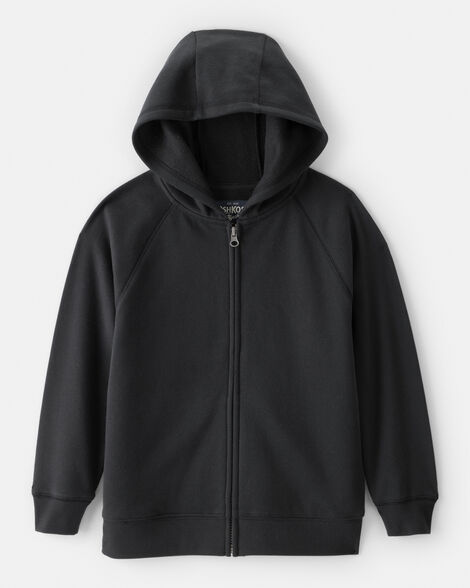 Boys DayDream Fleece Zip-Up Hoodie - Black