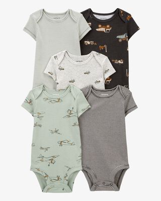 Product image 1 of Baby 5-Pack Short-Sleeve Bodysuits