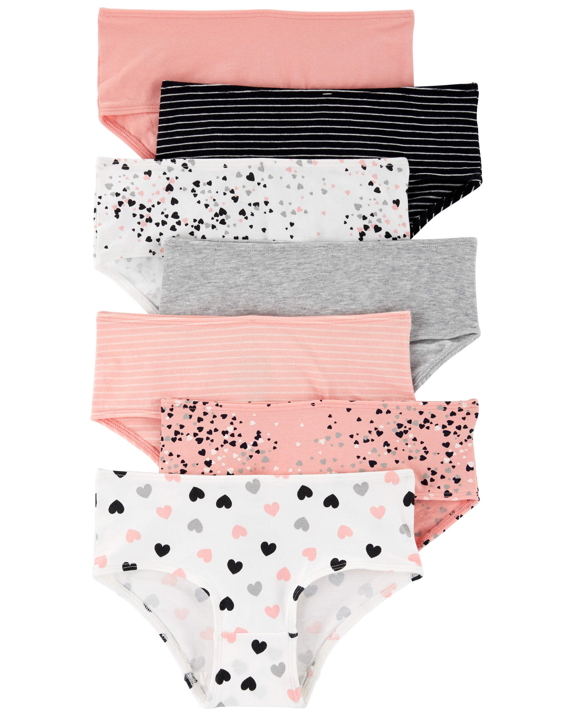Kid 10-Pack Strawberry Brief Stretch Cotton Undies