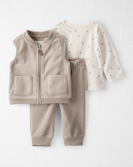 Baby 3-Piece Recycled Fleece Set