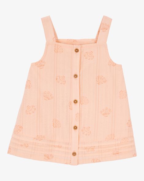  Product image 1 of Baby Seashell Cotton Tank - Coral