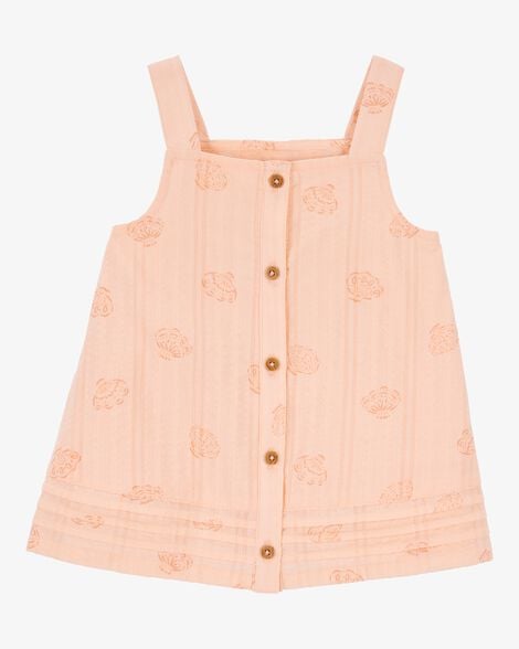 Product image 1 of Baby Seashell Cotton Tank - Coral