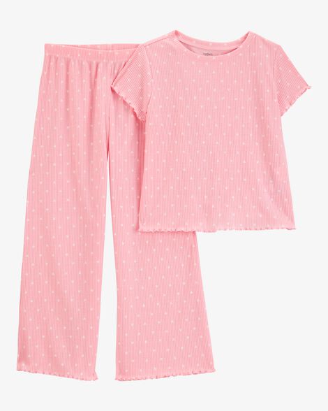  Product image 1 of Kid Heart Loose Fit 2-Piece Pajamas - Pink
