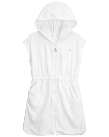 Kid Hooded Zip-Up Cover-Up