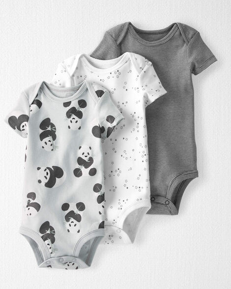  Product image 1 of Baby 3-Pack Organic Cotton Rib Bodysuits