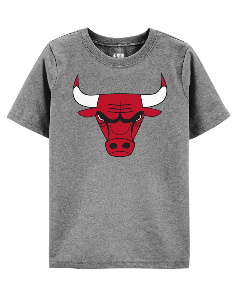 white chicago bulls graphic tee