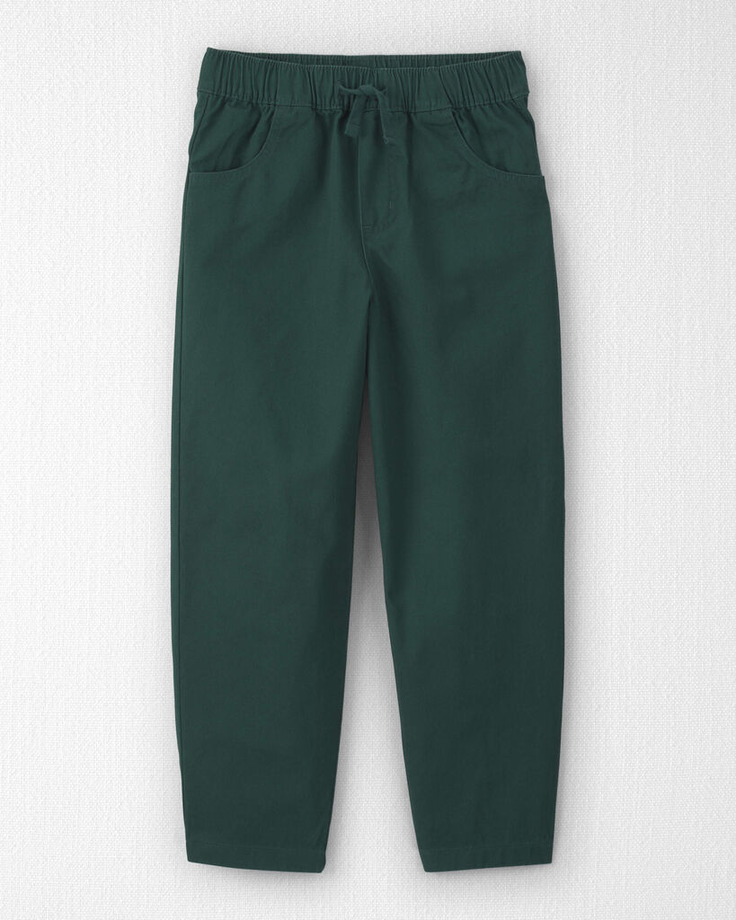 Little Planet Kids Organic Cotton Baggy Twill Pants 6 Poplar Green