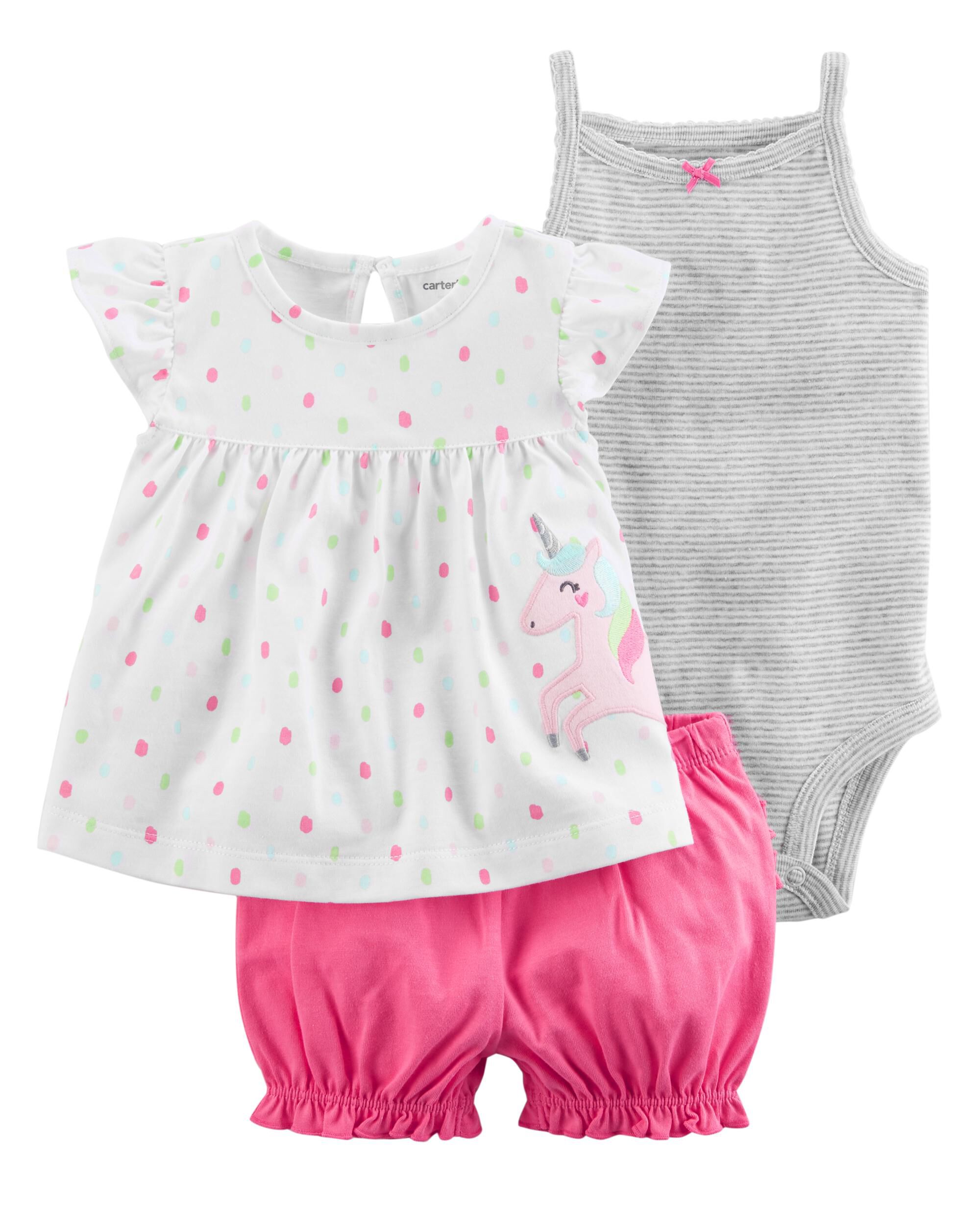 carter's 3 piece set girl