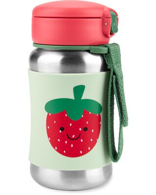 Product image 1 of Spark Style Stainless Steel Straw Bottle - Strawberry