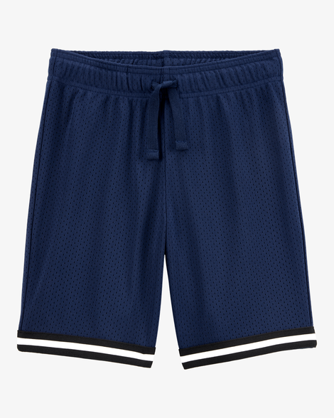 Boys Fan-Favorite Basketball Mesh Short - Navy