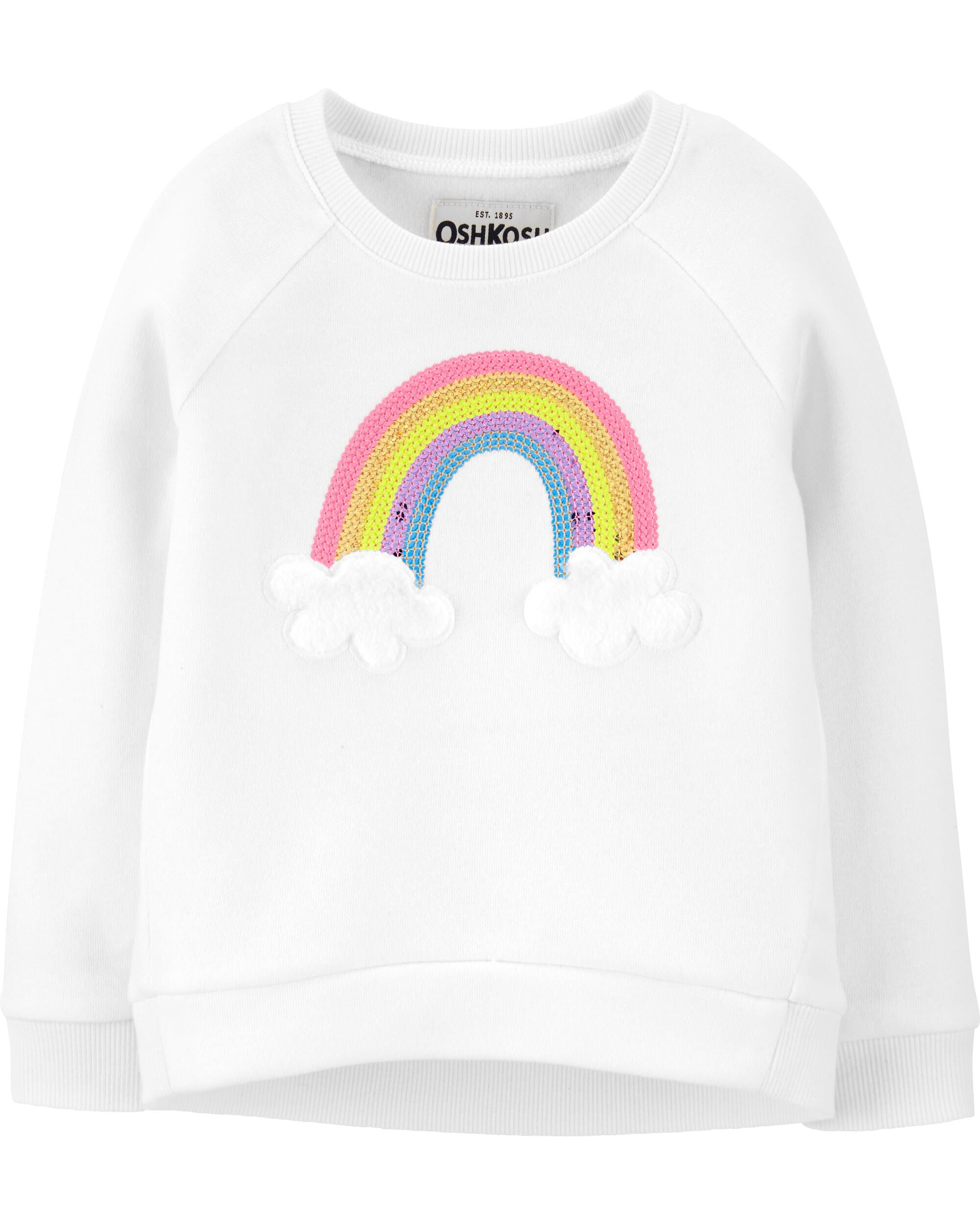 rainbow sequin sweater