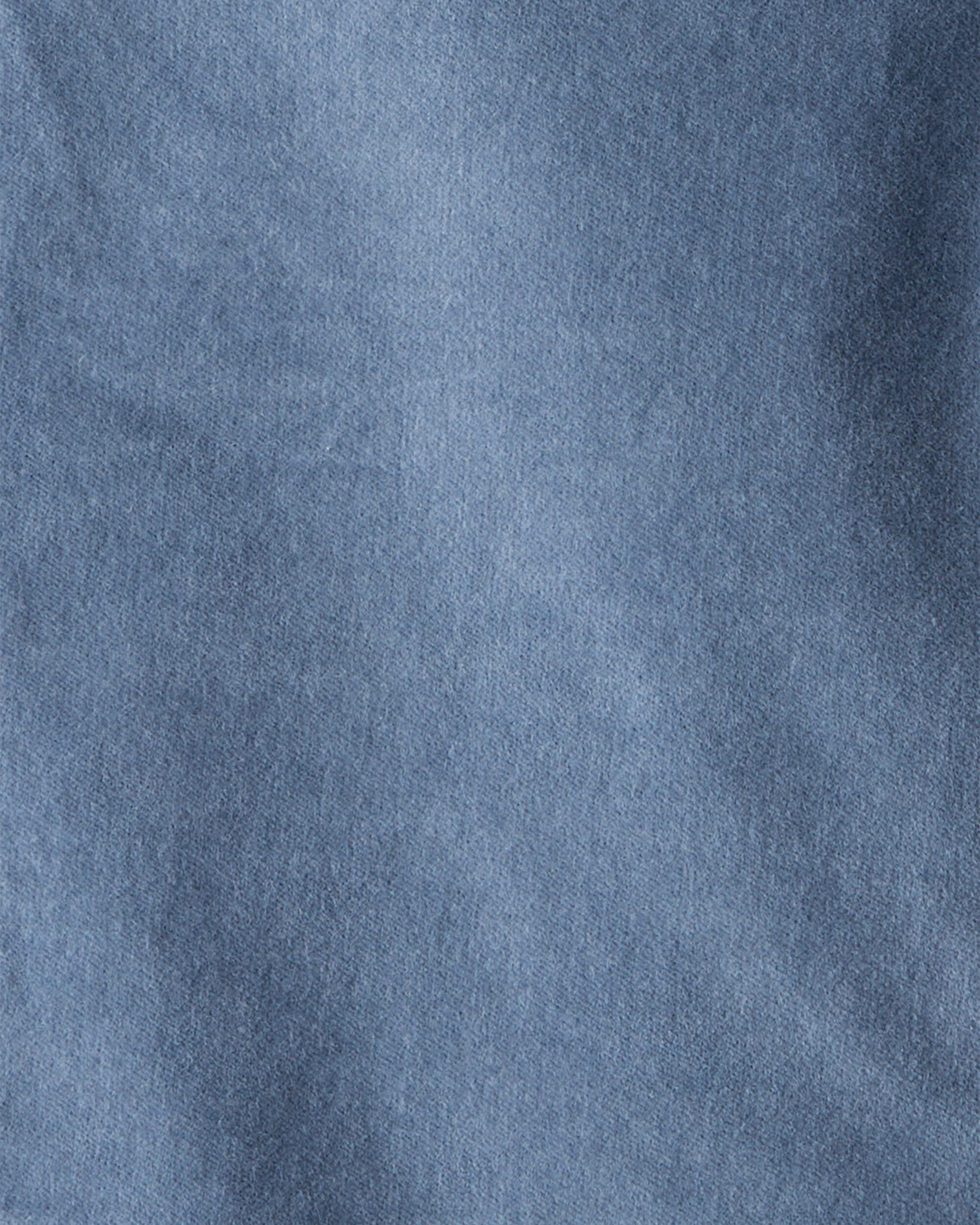 Toddler Girl Velvet Flare Pants - Blue