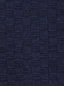 Navy/Khaki - Baby 2-Piece Sweater Knit Henley & Short Set, Selected
