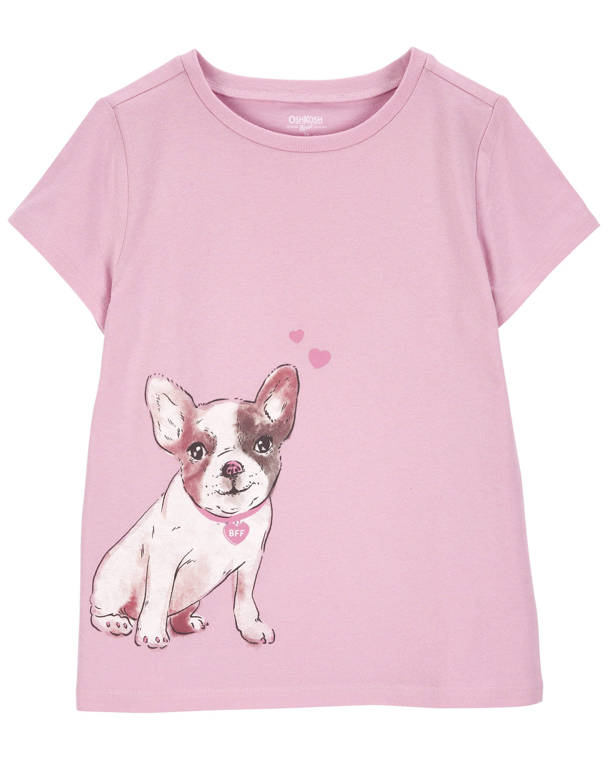 Women's Green Retro Dog Print Tee – Vintage Style Knit Top