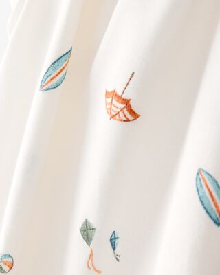 Product image 2 of Toddler Camp Print PurelySoft 2-Piece Pajamas - Ivory