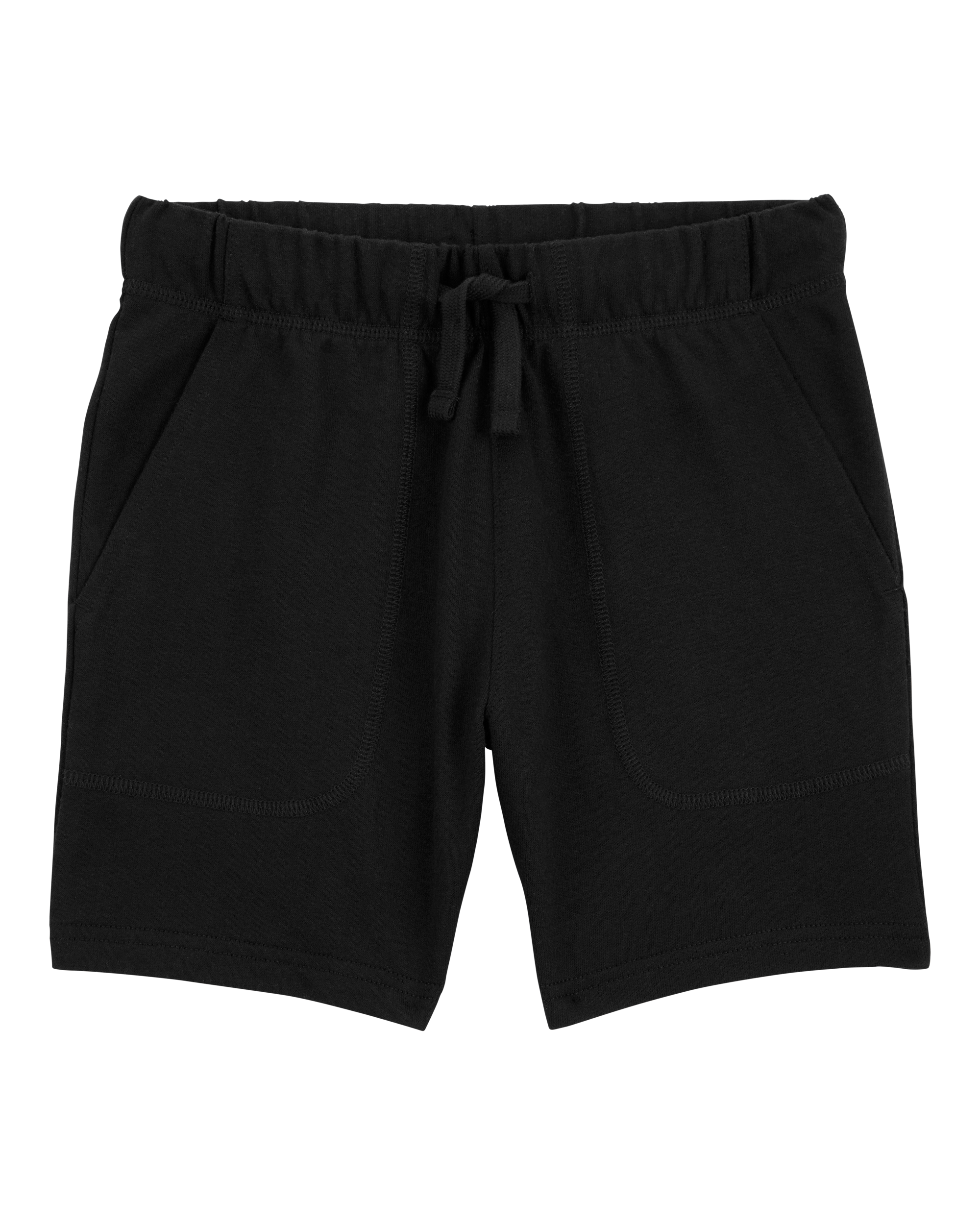 Boys Pull-On French Terry Shorts - Black
