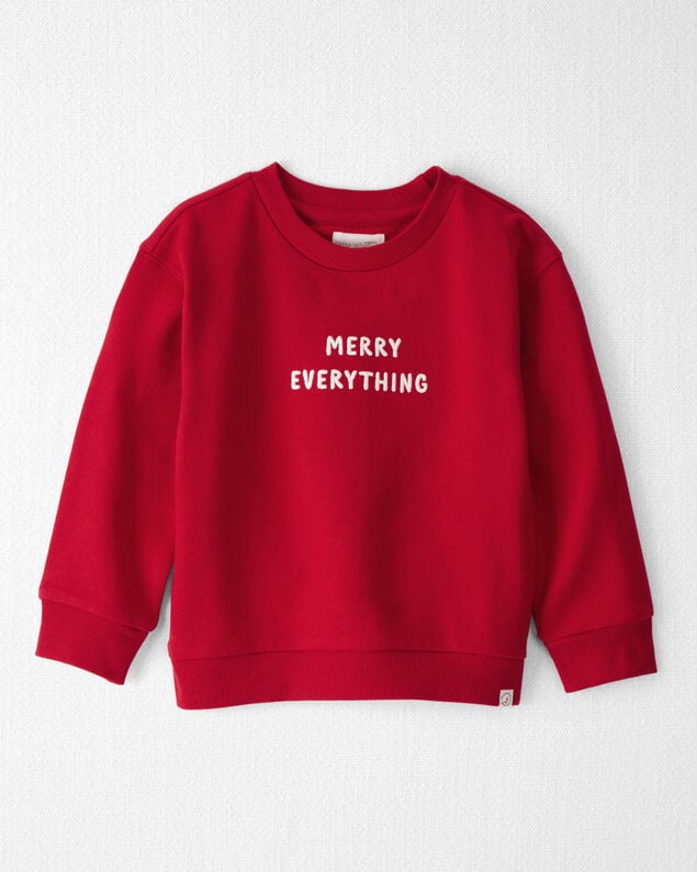 Product image 1 of Toddler Merry Everything Pullover Made with Organic Cotton