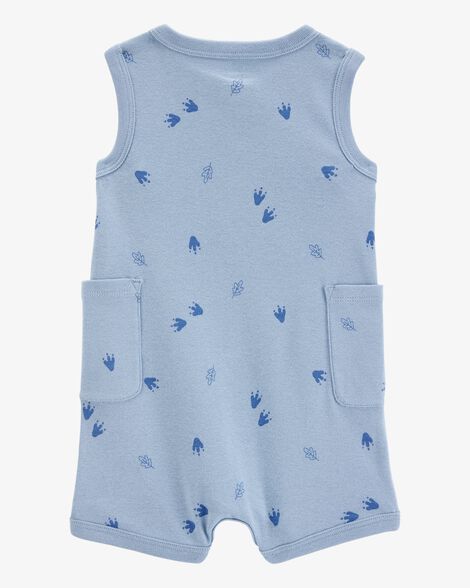  Product image 2 of Baby Dinosaur Cotton Romper - Blue