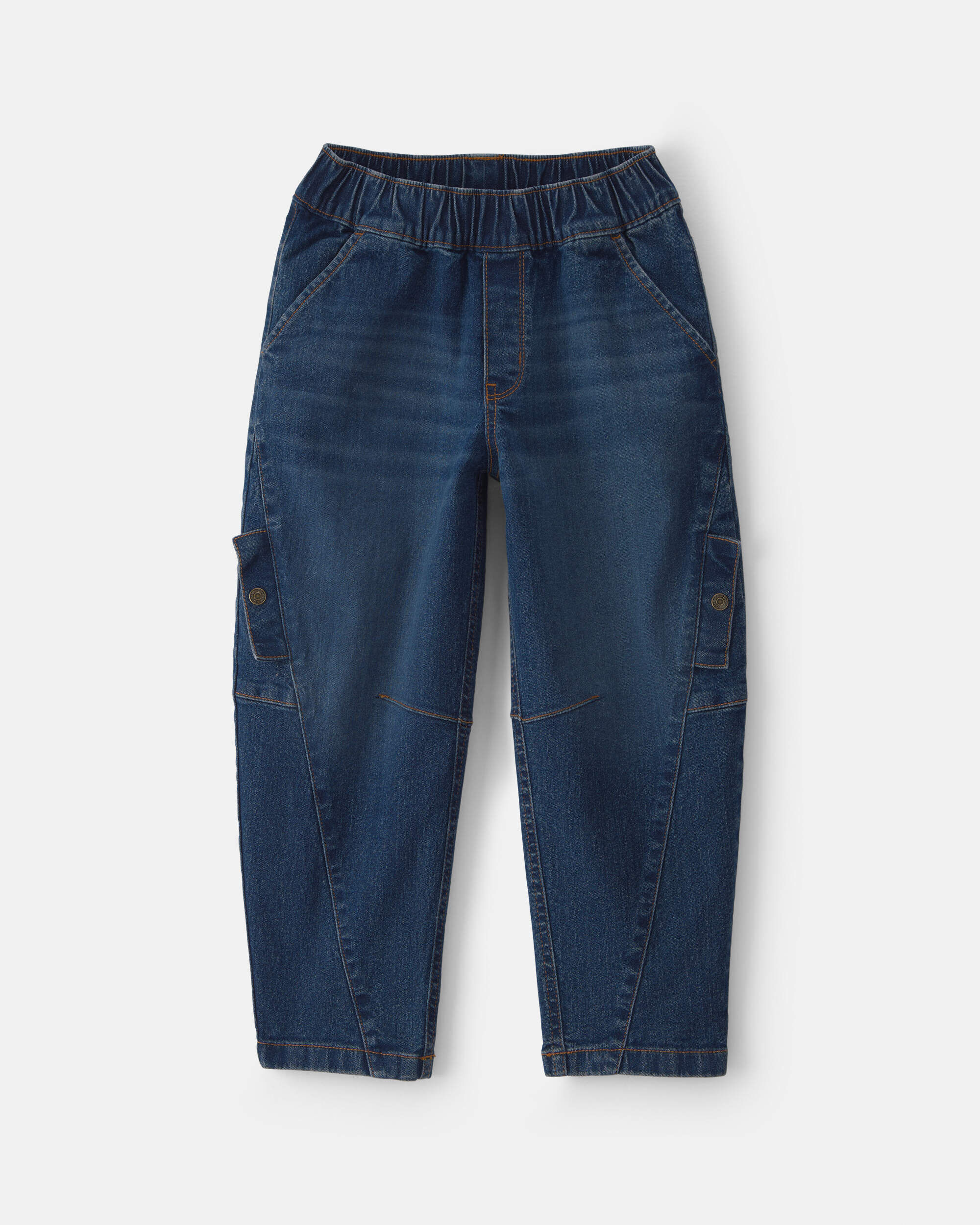 OshKosh B'gosh Girls Denim Barrel Jeans - Medium Wash 10 Medium Wash