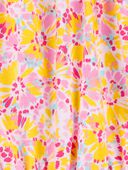 Multi - Kid Floral Print Ruffle Tank, Selected
