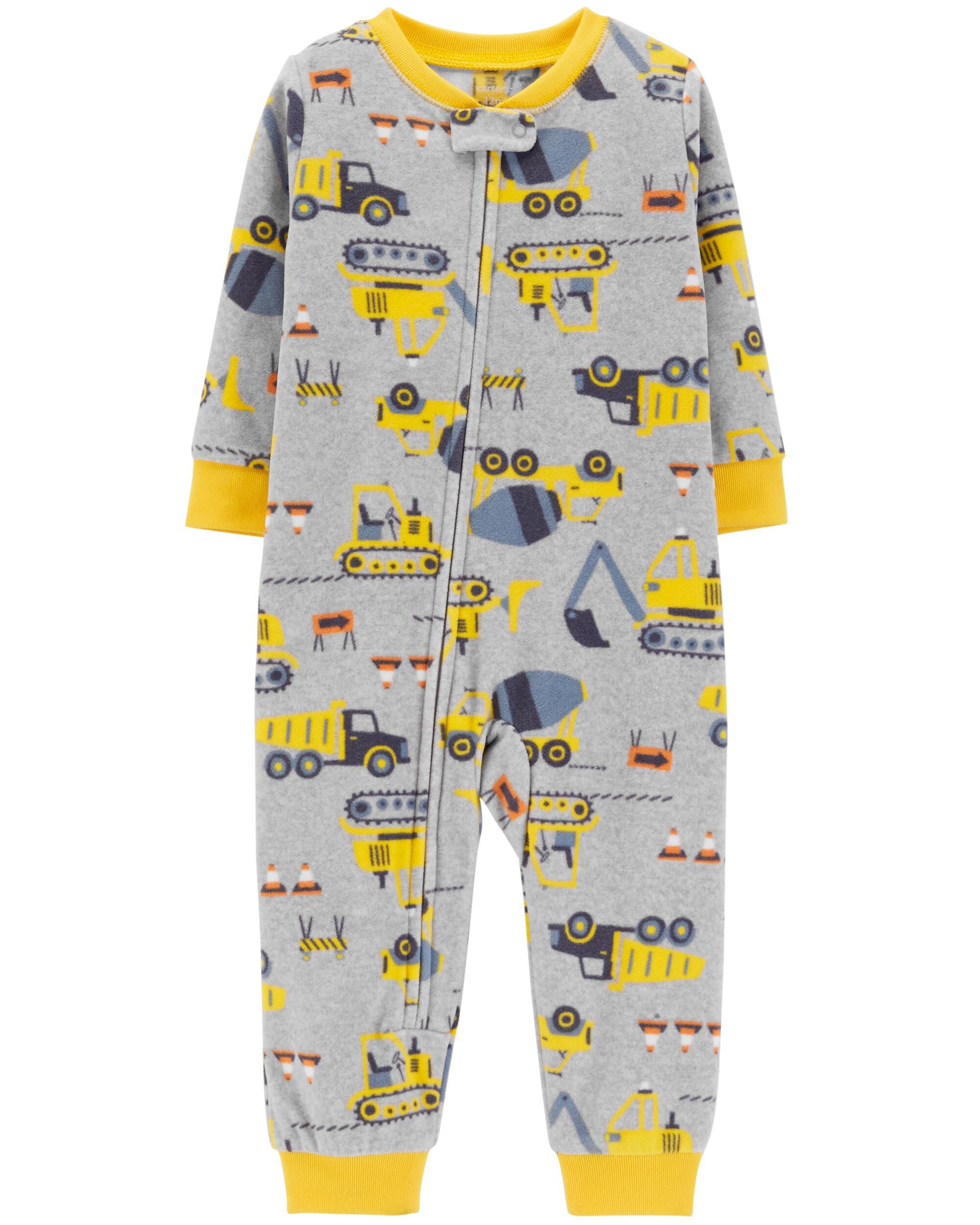 carter's construction pajamas