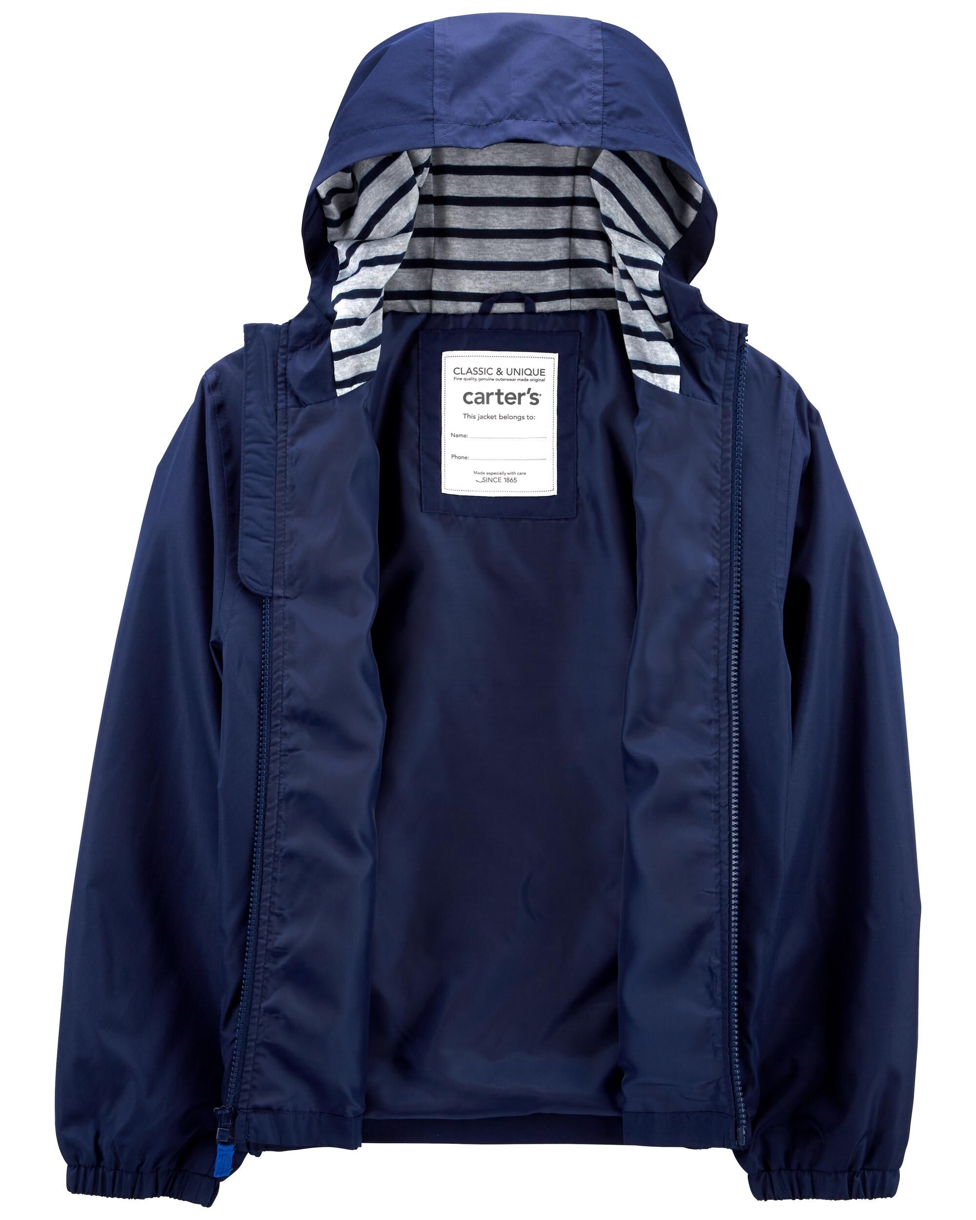Carters boys raincoat store