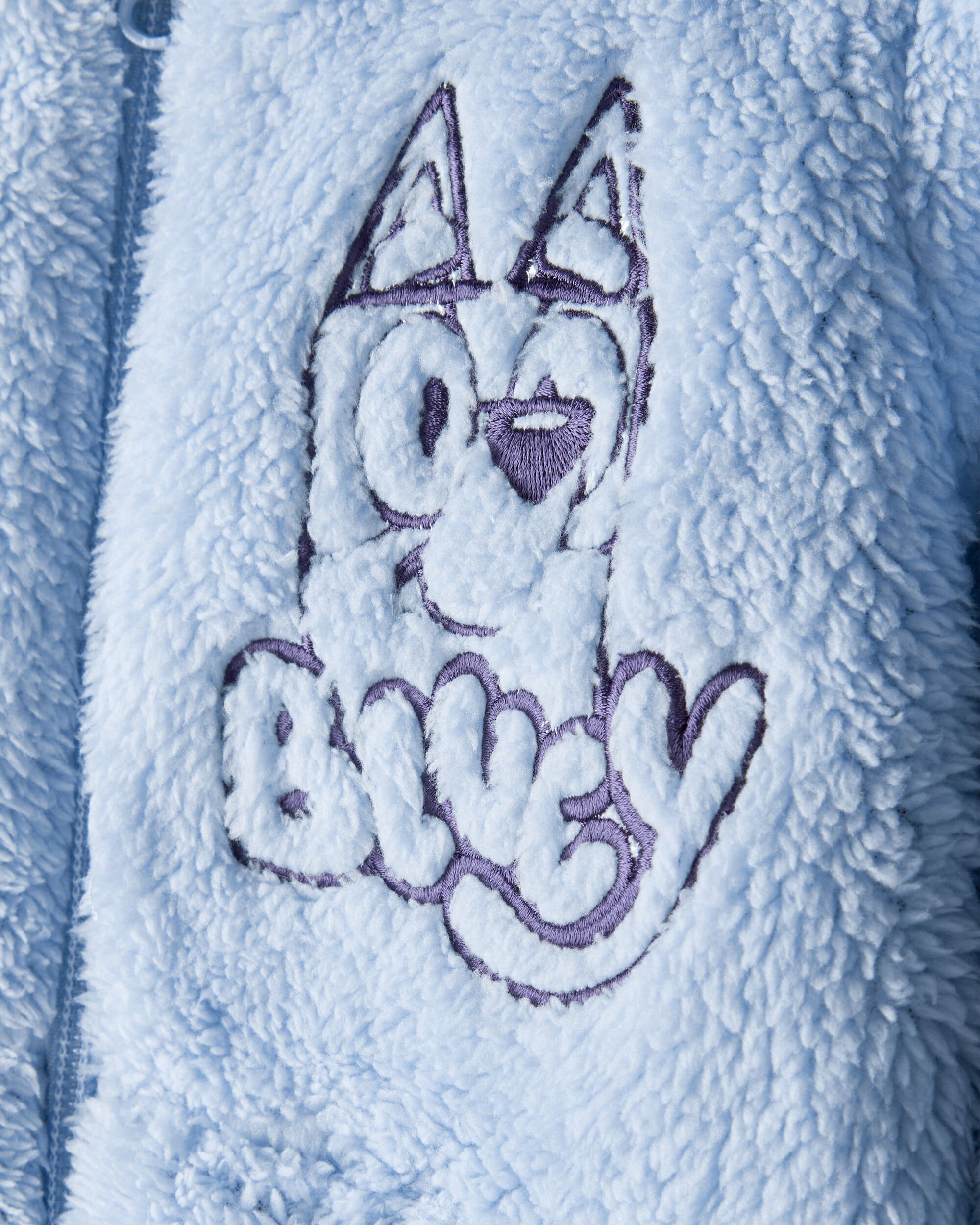 Toddler Boy Bluey™ Hooded Zip-Up Jacket - Blue