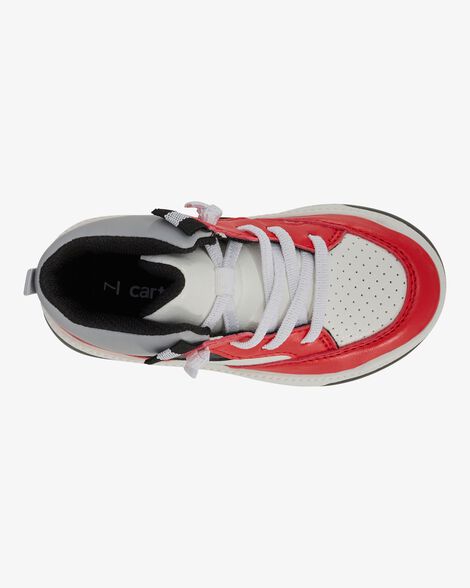  Product image 4 of Toddler High-Top Sneakers - Red/White