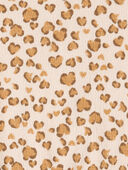 Brown - Baby 2-Piece Leopard Print Short Set - Brown, Selected
