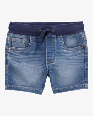Product image 1 of Toddler Pull-On Denim Short - Blue Wash