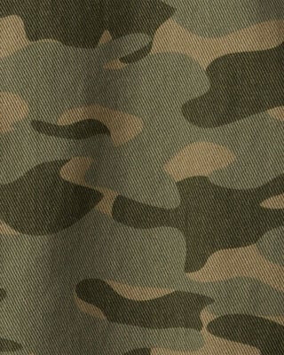 Product image 2 of Boys Camo Cotton Long-Sleeve Fashion Jacket - Green